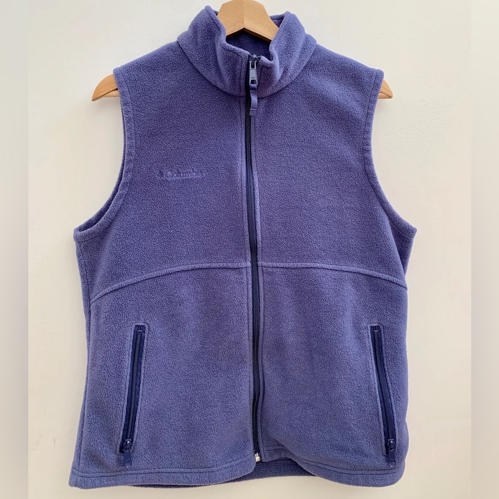 WOMEN’S COLUMBIA FLEECE VEST, LARGE